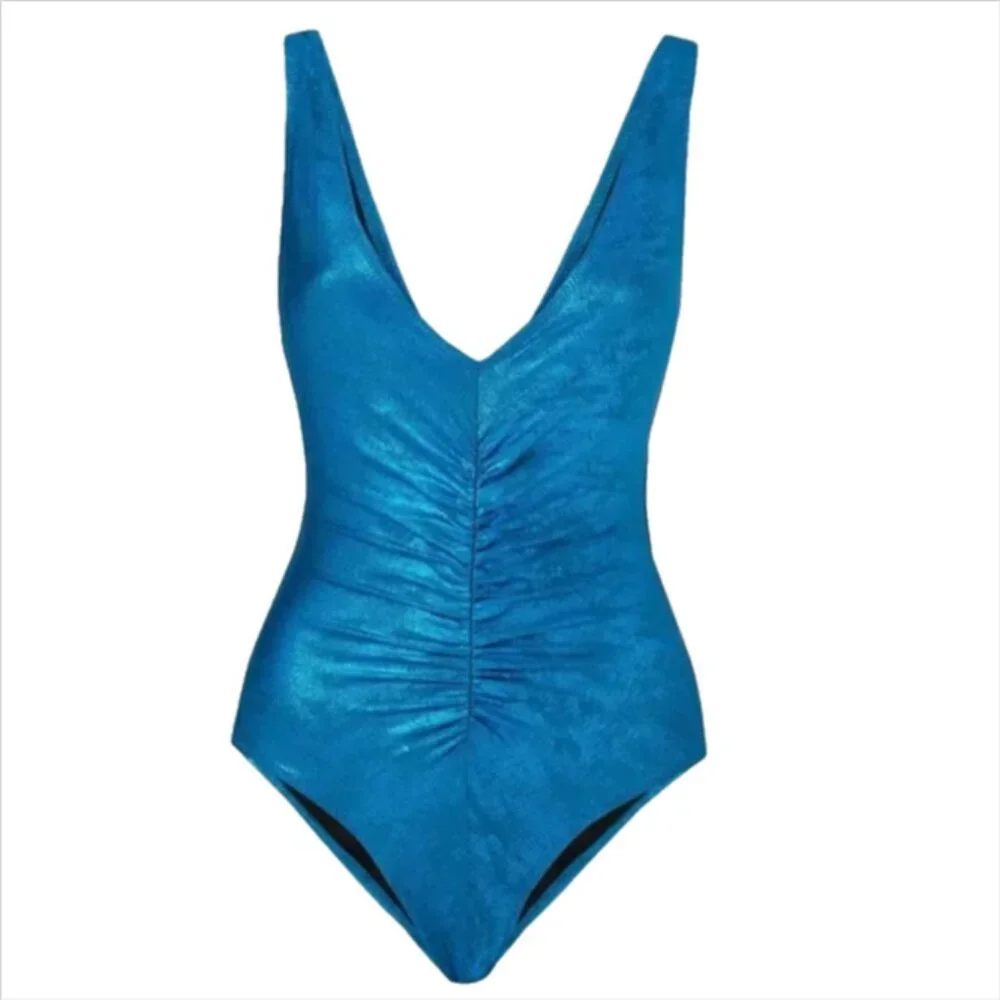 Solid & Striped The Lucia Metallic One Piece
